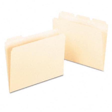 Paperperfect Ready-Tab File Folders- 1/3 Cut- Top Tab- Letter- Manila- 50/Box PA1687352